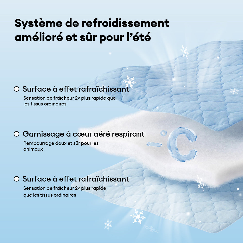 Couverture et Tapis rafraîchissant pour chien double face - Chill Nest - Image 4