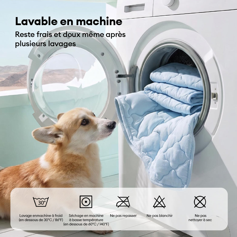 Couverture et Tapis rafraîchissant pour chien double face - Chill Nest - Image 6