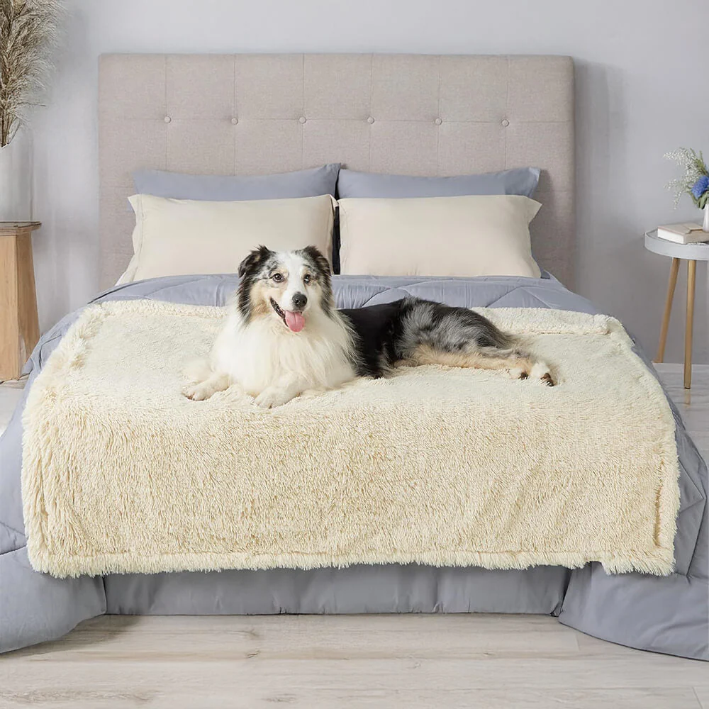 Couverture luxueuse en peluche imperméable et chaude pour chien - Image 5