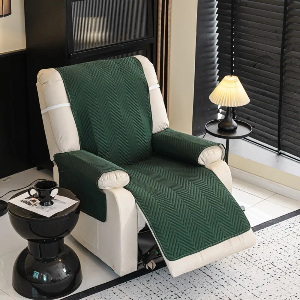 Housse de canapé Housse fauteuil Couvre-canapé relevable résistant à l'eau avec sangles élastiques - Classique W - Image 16