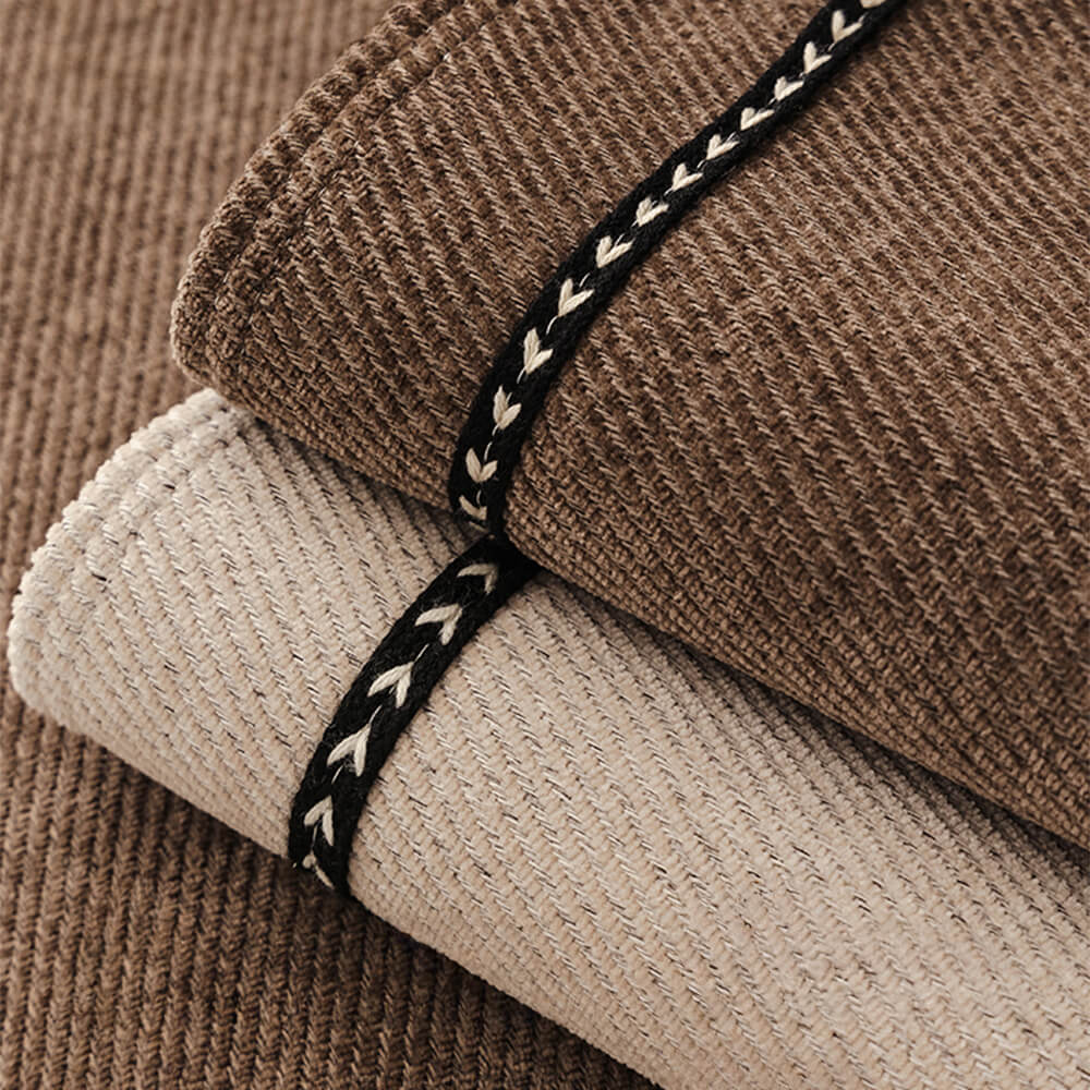 Housse de canapé en chenille antidérapante à poids élevé jacquard moderne et simple - Image 12