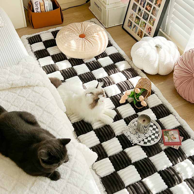 Housse de protection pour canapé en coton patchwork - Image 10