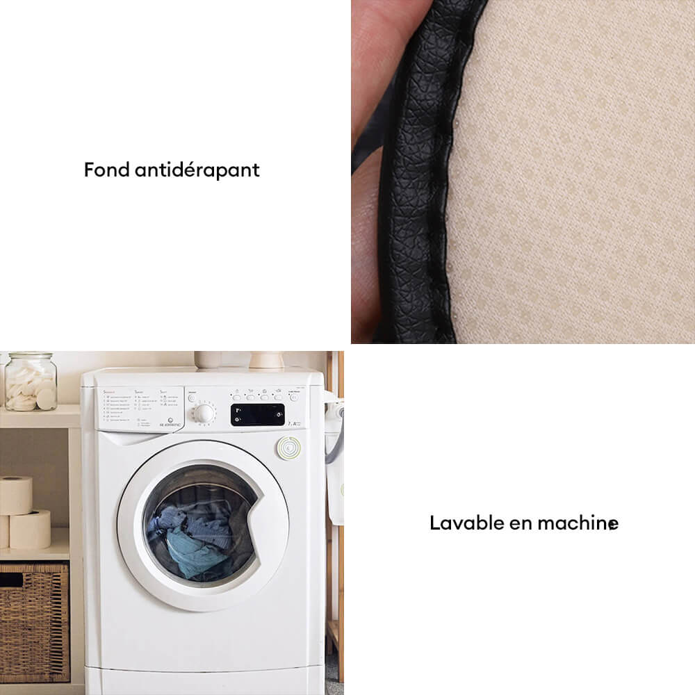 Housse de siège de voiture en maille respirante à damier de luxe ensemble complet - Image 5