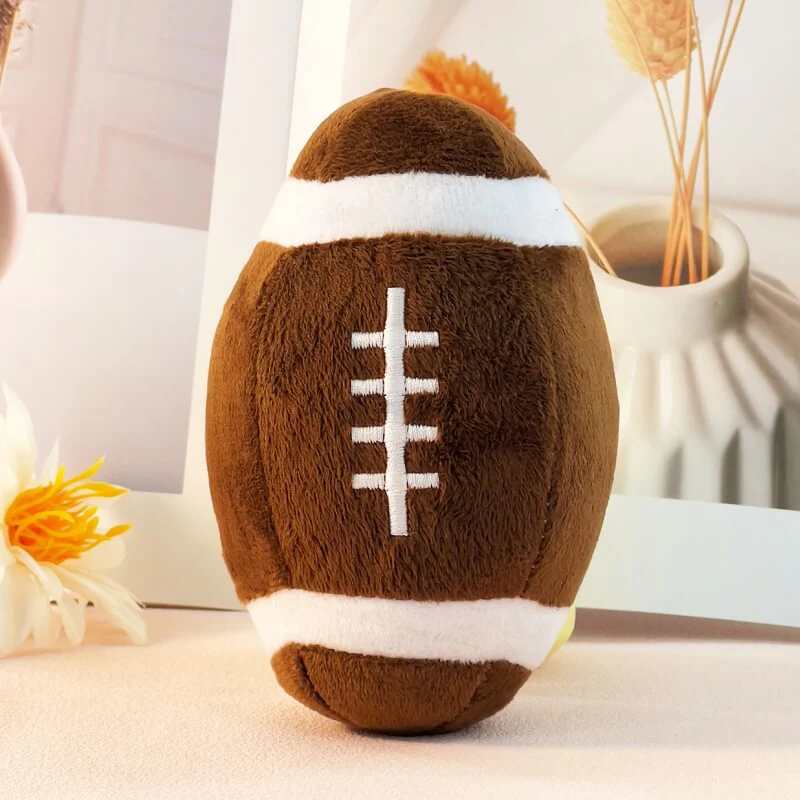 Jouet Interactif en Peluche Football Siffleur pour Chien - Image 5
