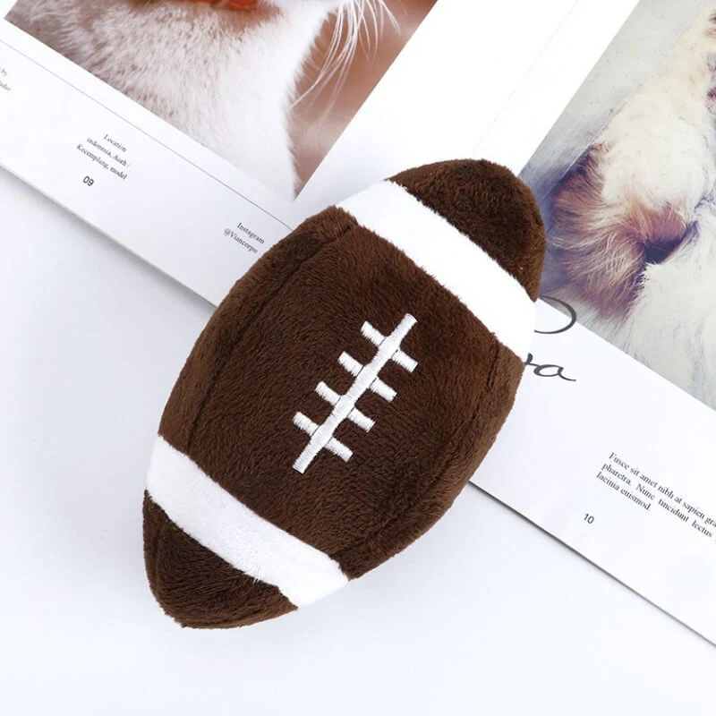 Jouet Interactif en Peluche Football Siffleur pour Chien - Image 6