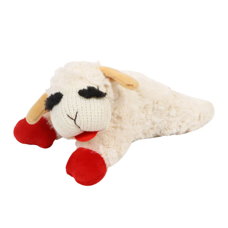 Jouet interactif pour chien - agneau peluche avec sifflet - Image 8