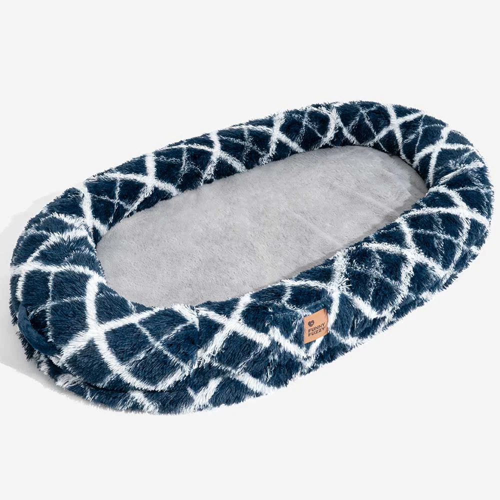 Lit orthopédique en peluche pour chien et homme - Image 31