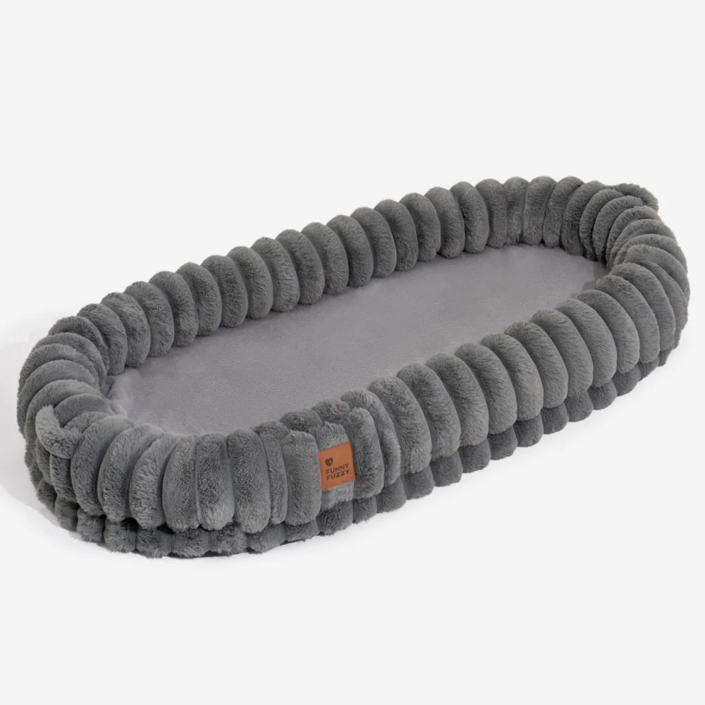 Lit orthopédique en peluche pour chien et homme - Image 32