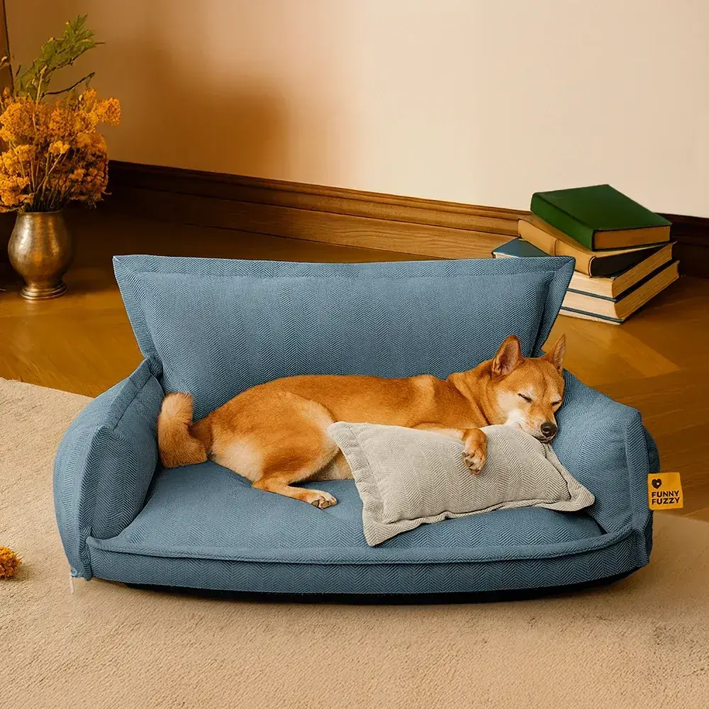 Panier orthopédique pour chien toutes saisons à double couche amovible – Rétro - Image 15