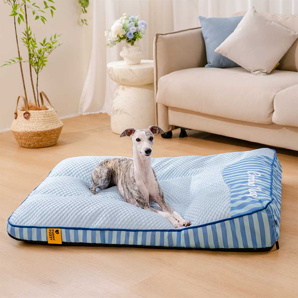 Lit orthopédique pour chien rectangulaire extra large lavable - Sieste rafraîchissante - Image 12