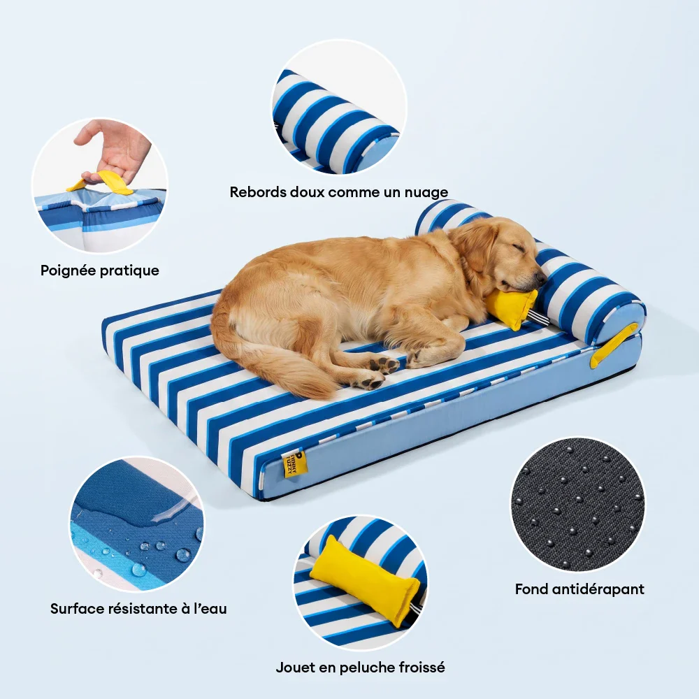 Lit orthopédique tapis rafraichissant chien - Chill Nest - Image 7