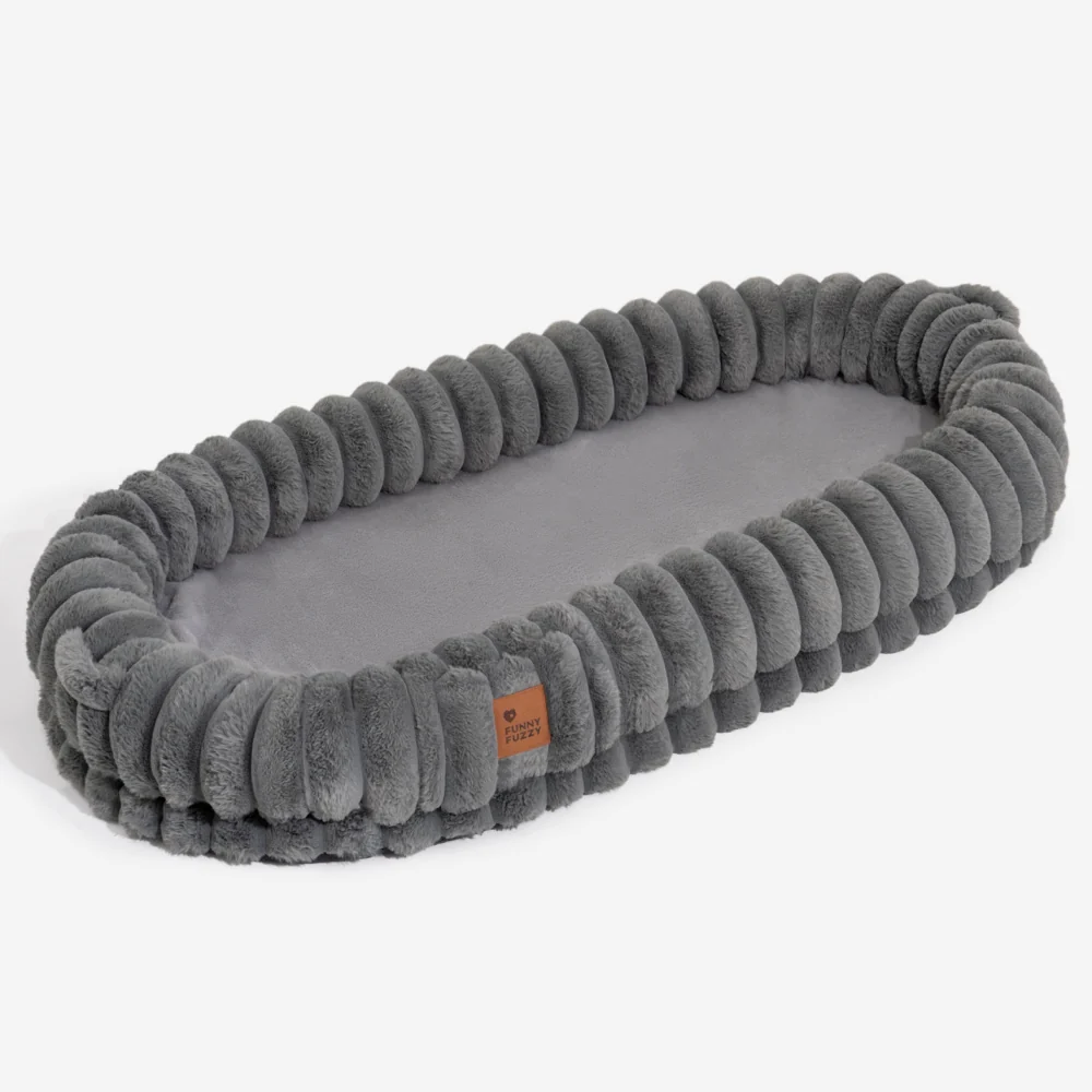 Lit pour chien et human classique et moelleux de très grande taille Donut - Berceau câlin - Image 19