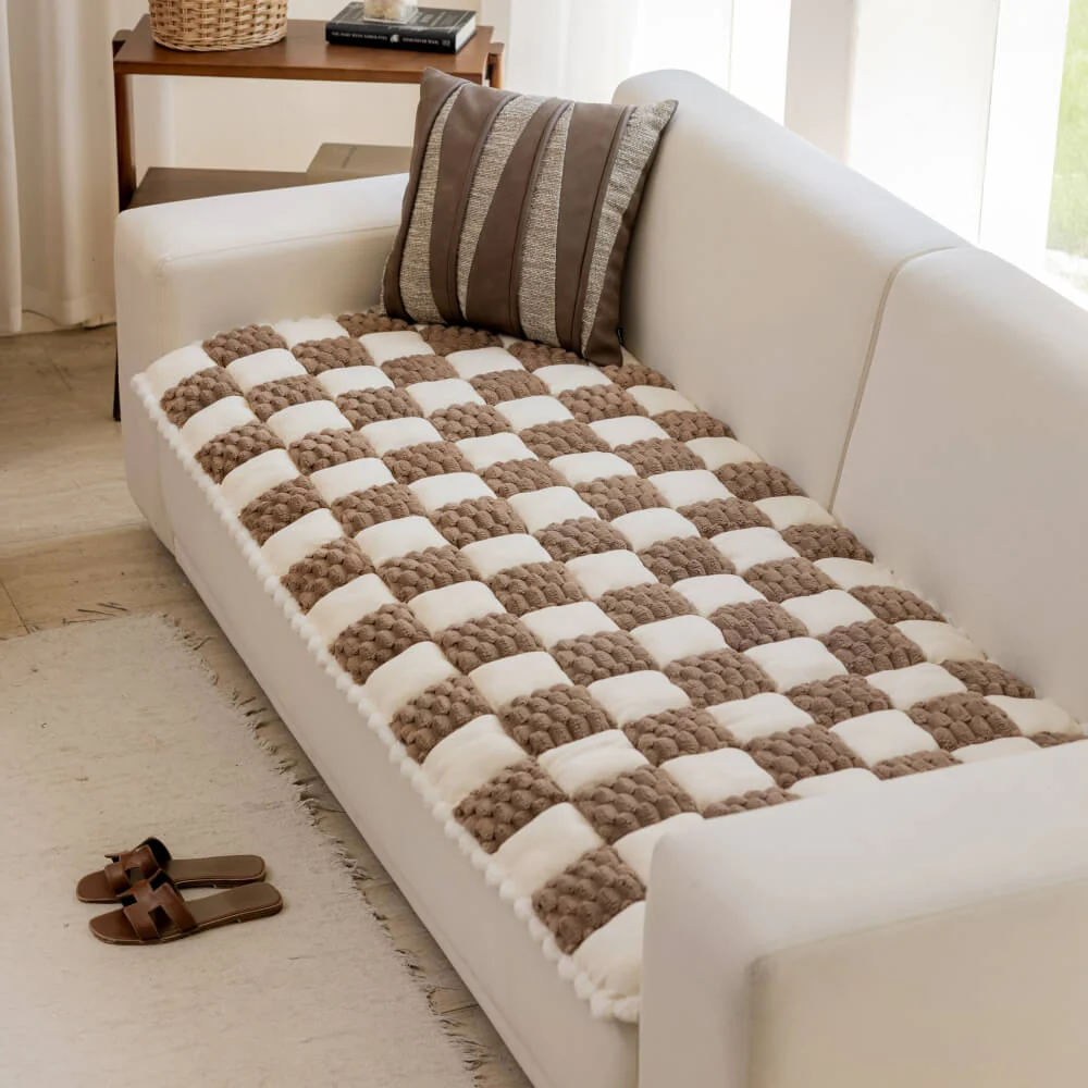 Matelas pour Chien fait Main en Velours Coloré Protecteur de Mobilier Doux Antidérapant - Image 16