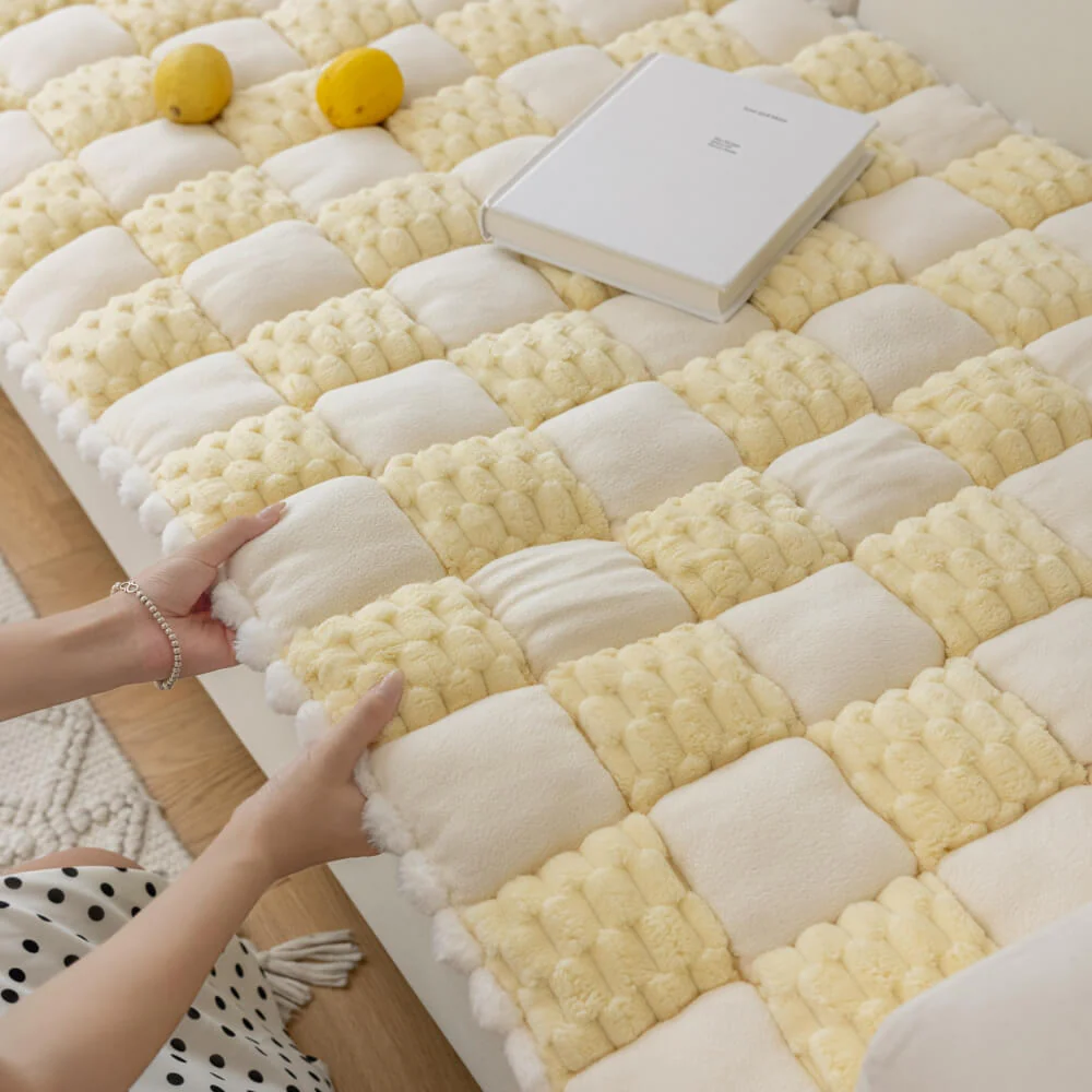 Matelas pour Chien fait Main en Velours Coloré Protecteur de Mobilier Doux Antidérapant - Image 18