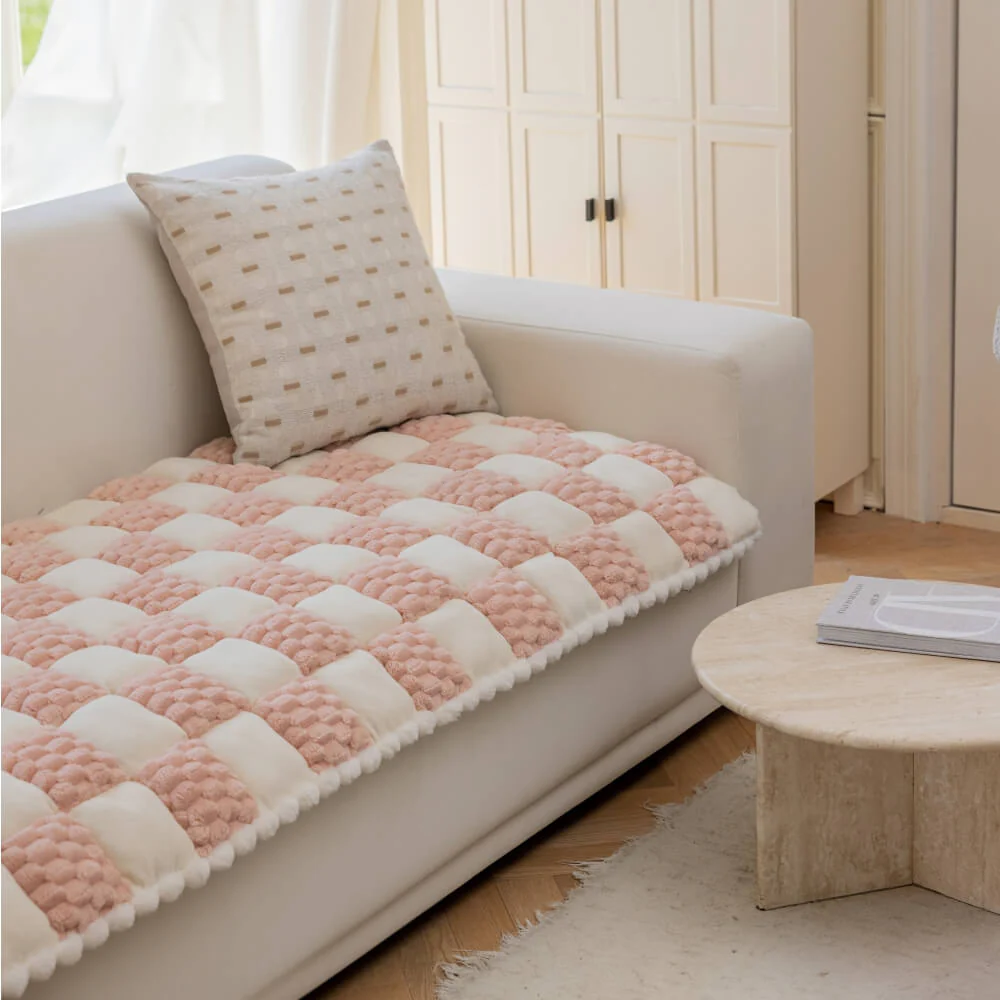 Matelas pour Chien fait Main en Velours Coloré Protecteur de Mobilier Doux Antidérapant - Image 7