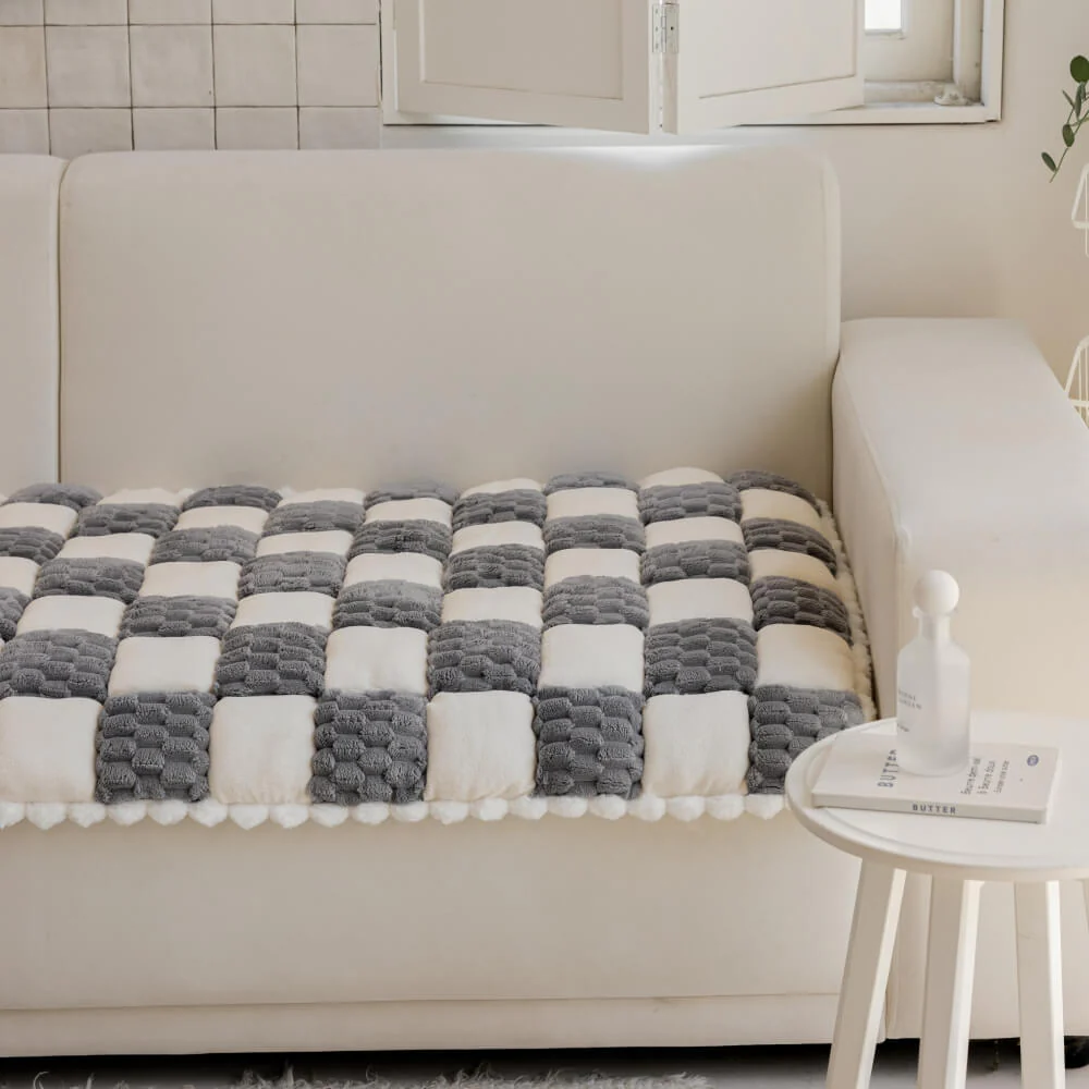 Matelas pour Chien fait Main en Velours Coloré Protecteur de Mobilier Doux Antidérapant - Image 9