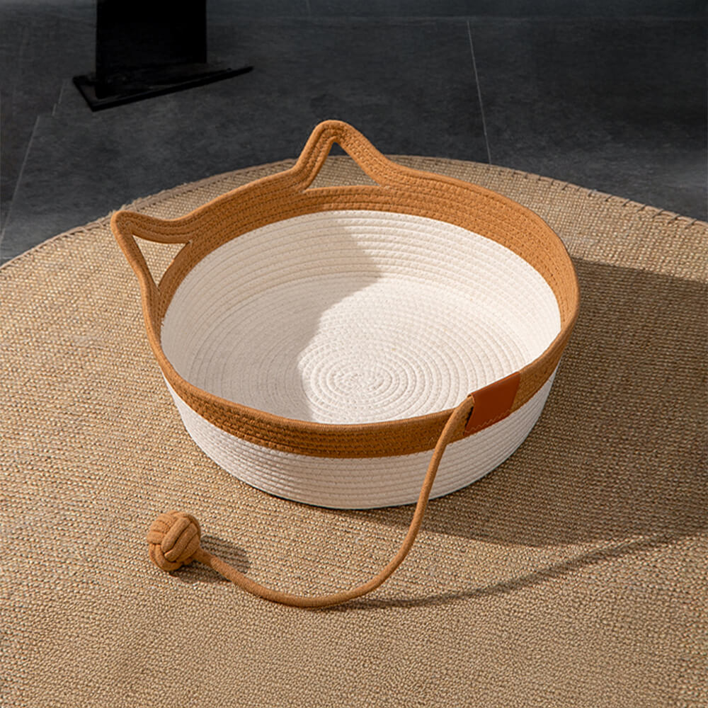 Nid pour chat tissé durable confortable polyvalent fait main - Image 12