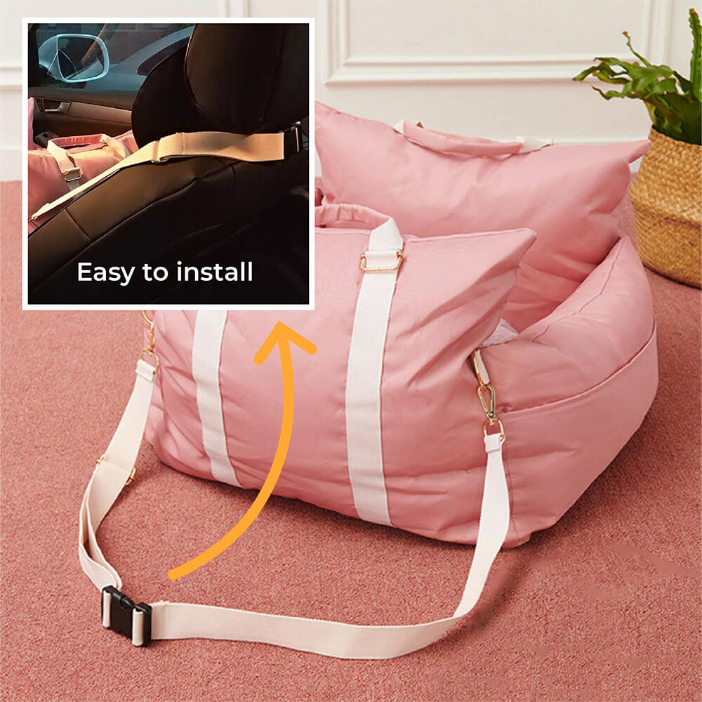 Siège auto pour chien imperméable ISOFIX avec système - Première classe - Image 15