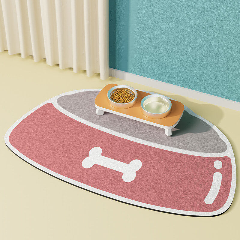 Tapis d'Alimentation pour Animaux Absorbant et Antidérapant à Séchage Rapide - Image 10