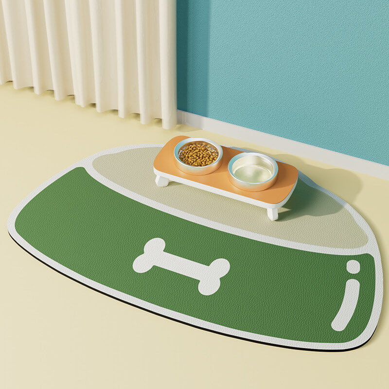 Tapis d'Alimentation pour Animaux Absorbant et Antidérapant à Séchage Rapide - Image 8